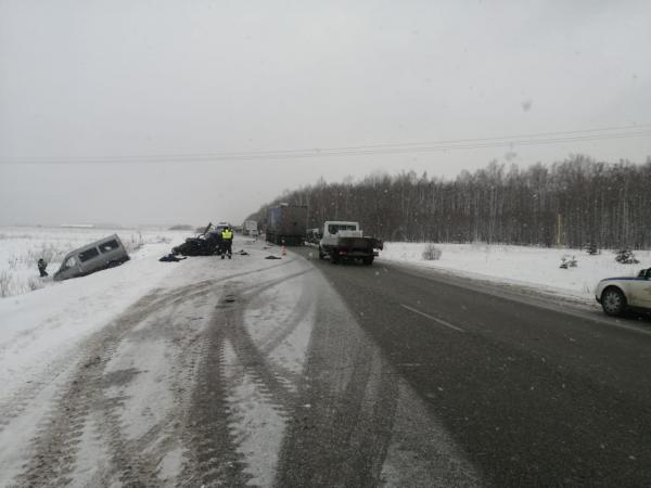 На Тюменском тракте, врезавшись в КАМАЗ с баранами и Газель, погиб водитель легковушки - Фото 2