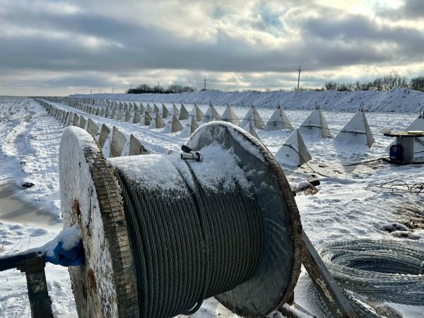 На границе Белгородской области с Украиной почти готова засечная черта. ФОТО - Фото 3