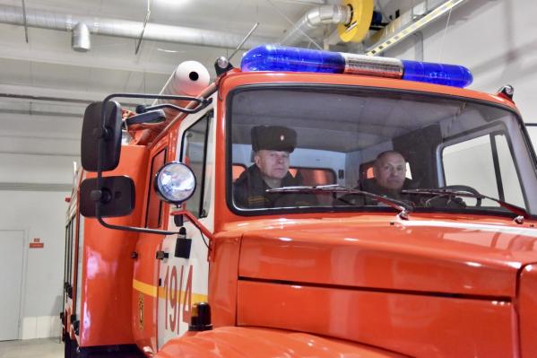 В Косулино открыли новую пожарную часть, построенную по поручению Евгения Куйвашева - Фото 6