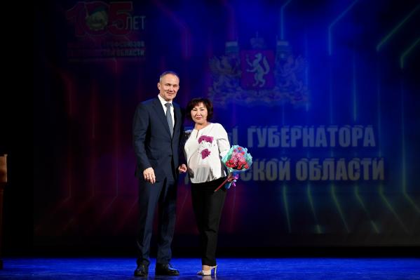 Активисты профсоюзного движения Свердловской области получили награды от Евгения Куйвашева - Фото 2