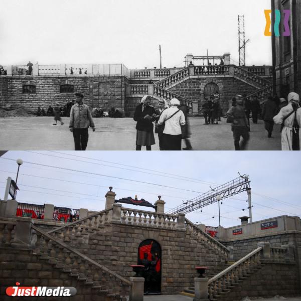 Железнодорожный вокзал в Екатеринбурге: до и после. Смотрим, как за 100 лет изменилось здание снаружи и внутри  - Фото 6
