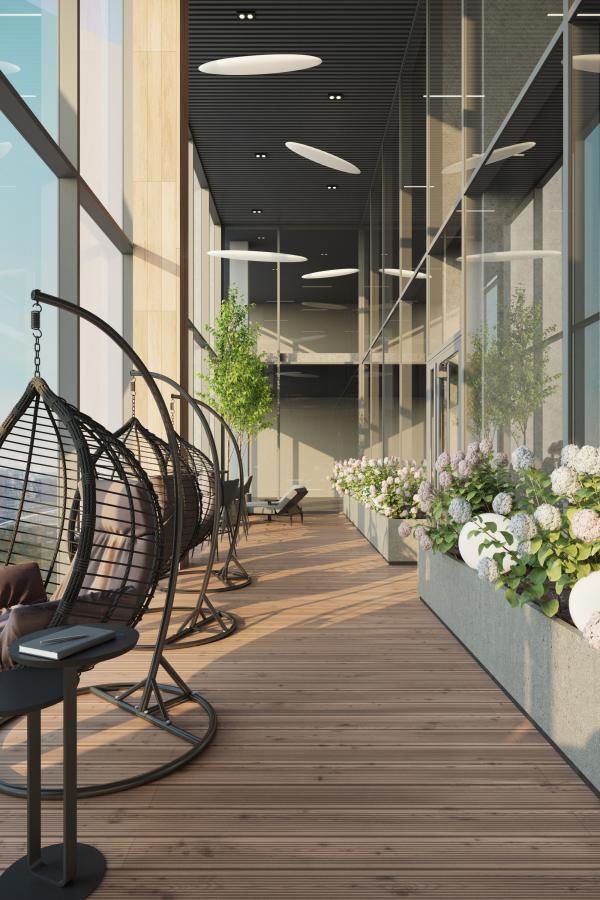 В «Екатеринбург-Сити» начинают возводить 23-этажный бизнес-центр с рестораном и офисами, где есть террасы и зимний сад - Фото 2