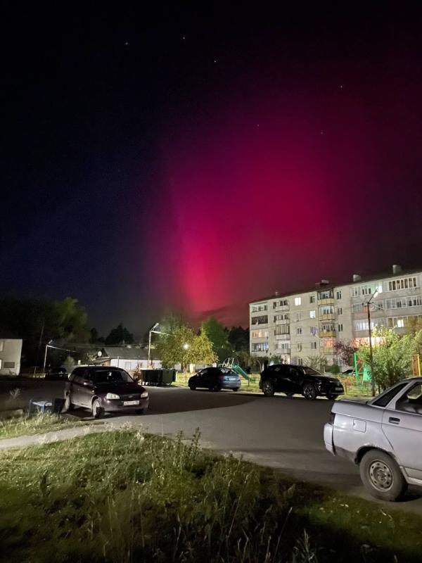Небо над Свердловской областью озарилось северным сиянием - Фото 6