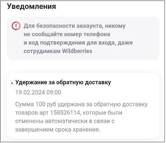 Екатеринбурженка утверждает, что сотрудники Wildberries не нашли заказ и теперь у нее хотят списать деньги за доставку - Фото 2