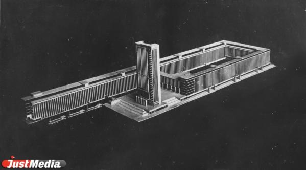 Центром площади Парижской Коммуны должна была стать 46-этажная высотка Дома промышленности - Фото 9