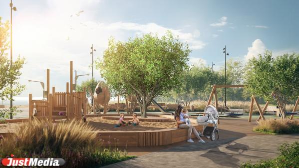 На Уктусе на набережной появится кластер для семейного отдыха с пляжами и парком - Фото 7