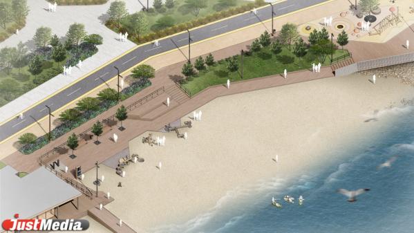 На Уктусе на набережной появится кластер для семейного отдыха с пляжами и парком - Фото 10