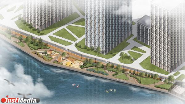 На Уктусе на набережной появится кластер для семейного отдыха с пляжами и парком - Фото 12