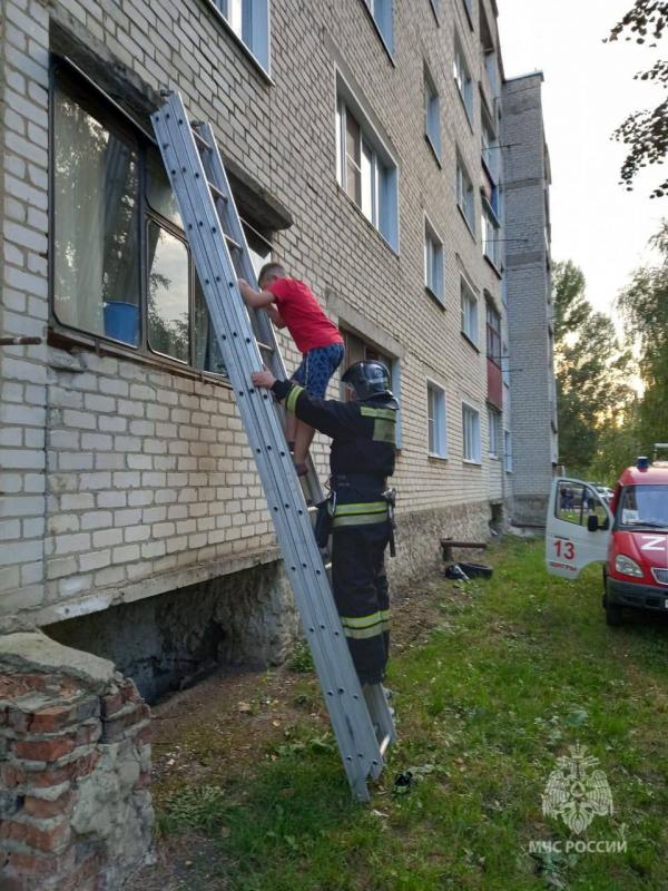 В Курской области спасатели сняли 11-летнего мальчика с оконного козырька  - Фото 2