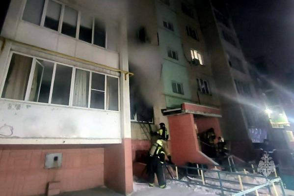 В Копейске огнеборцы спасли из горящей квартиры женщину и реанимировали кошку - Фото 2