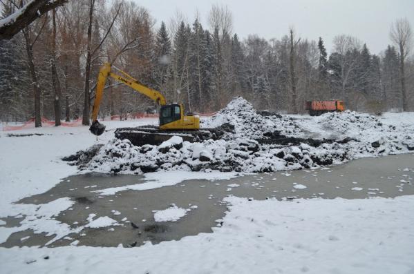 В Дендропарке на Мира очистили малый водоем и частично установили новое ограждение - Фото 4