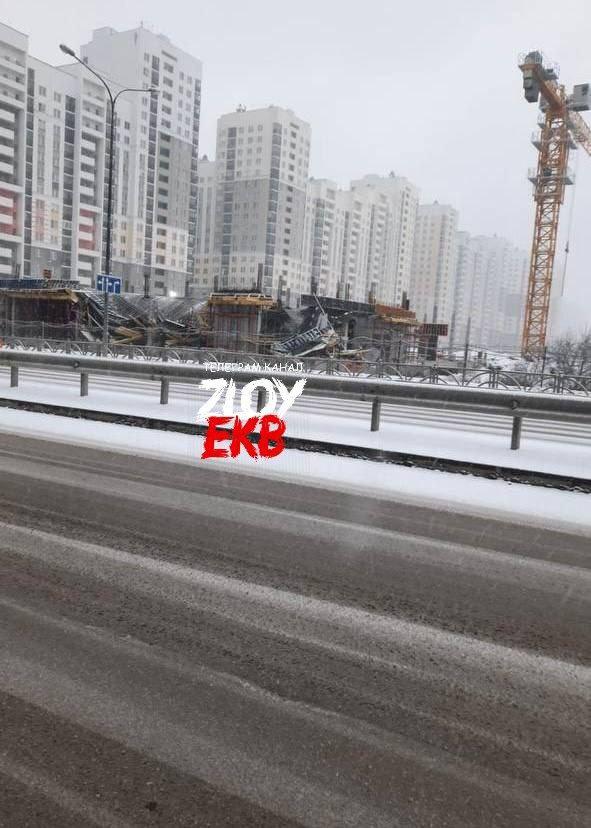 В Академическом обрушился этаж строящегося спа-комплекса с гостиницей - Фото 2