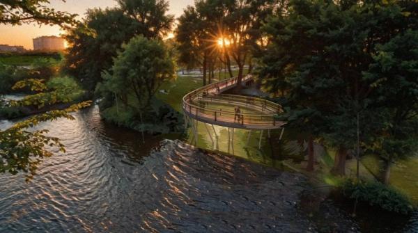 Денис Паслер показал, как улучшил дизайн-проект набережной Ольховки - Фото 3