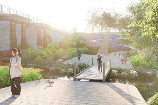 Денис Паслер показал, как улучшил дизайн-проект набережной Ольховки - Фото 4