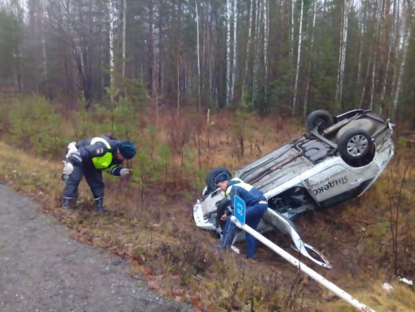Под Серовом пьяный водитель на арендованном авто улетел с дороги - Фото 5