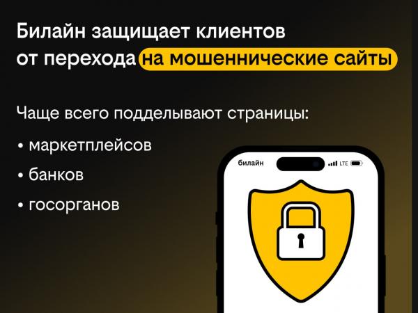 Билайн защищает клиентов от перехода на мошеннические сайты - Фото 2