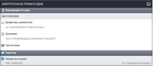 «Екатеринбургэнергосбыт» банкротит УК «Лазурит», которую связывают с Виктором Старокожевым - Фото 2