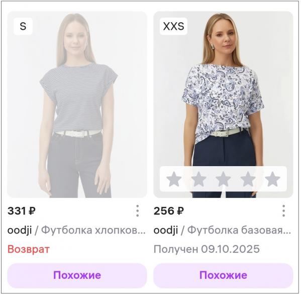 С 500 до 25000: екатеринбурженку шокировал невероятный рост цен на футболки на маркетплейсе - Фото 2