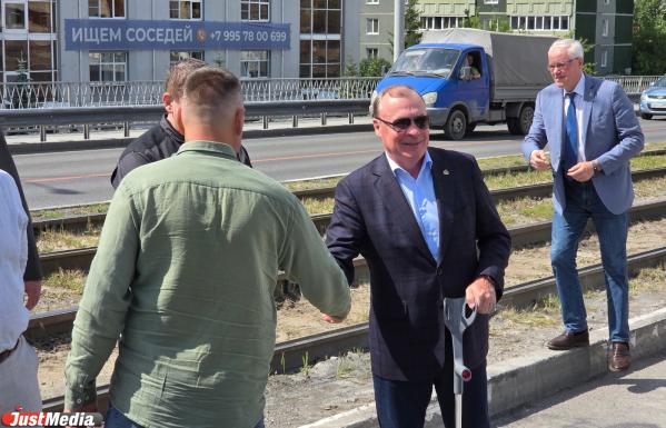 Алексей Орлов осмотрел Малышевский мост на ЖБИ, который отремонтировали на два месяца раньше графика - Фото 2