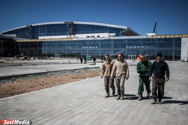 Строительство «Екатеринбург ЭКСПО» перед выставкой «ИННОПРОМ 2013»