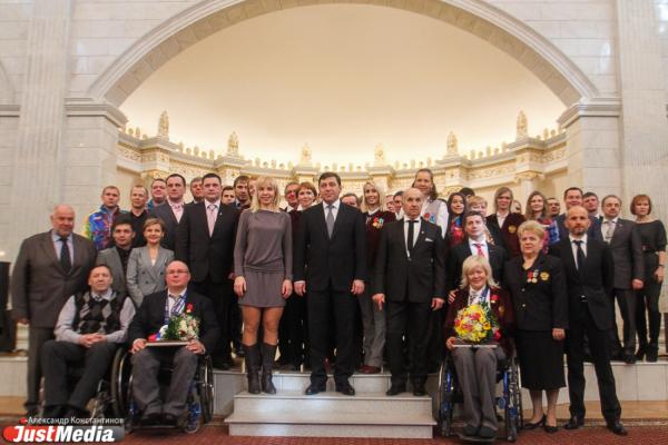 Прием олимпийцев и паралимпийцев губернатором